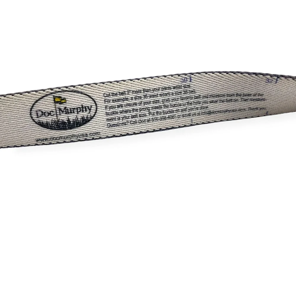 Doc‎ Murphy Cotton Leather Cut To Size Mens Golf Belt 38